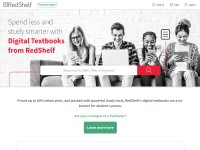 Desktop screenshot for redshelf.com
