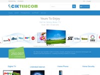 Desktop screenshot for ciktel.com