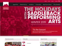 Desktop screenshot for saddleback.edu
