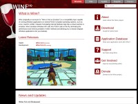Desktop screenshot for winehq.org