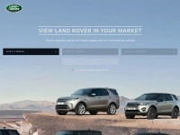 Desktop screenshot for landrover.com