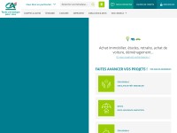 Desktop screenshot for credit-agricole.fr