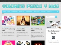 Desktop screenshot for coloringpages4kids.com