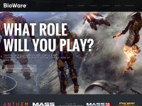 Desktop screenshot for bioware.com