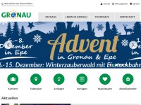 Desktop screenshot for gronau.de