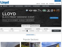 Desktop screenshot for lloydmotorgroup.com