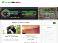 Desktop screenshot for whatsappstatusline.com