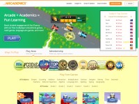 Desktop screenshot for arcademics.com