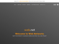 Desktop screenshot for web.net