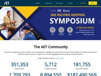 Desktop screenshot for theaet.com