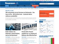 Desktop screenshot for finanzen.ch