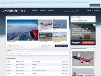 Desktop screenshot for planespotters.net