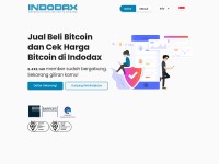 Desktop screenshot for indodax.com