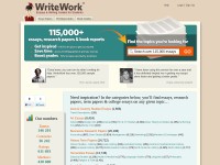 Desktop screenshot for writework.com