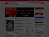 Desktop screenshot for iop.org