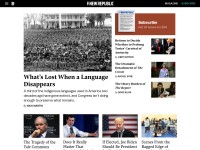 Desktop screenshot for newrepublic.com