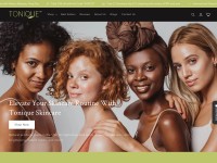 Desktop screenshot for toniqueskincare.com