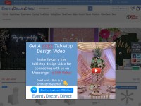 Desktop screenshot for eventdecordirect.com