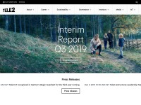 Desktop screenshot for tele2.com
