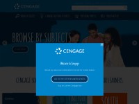 Desktop screenshot for cengage.com