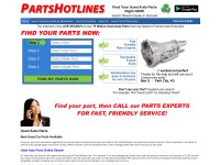 Desktop screenshot for partshotlines.com