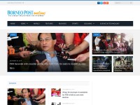 Desktop screenshot for theborneopost.com