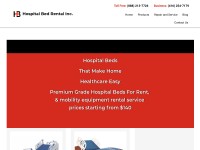 Desktop screenshot for hospitalbedrent.com