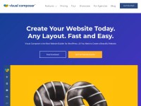 Desktop screenshot for visualcomposer.com