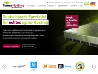 Desktop screenshot for timmeserver.de