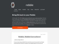 Desktop screenshot for rebble.io