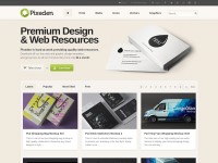 Desktop screenshot for pixeden.com