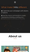 How 9hits.com looks like on a mobile device such as an iPhone.