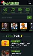 How 9jabee.com looks like on a mobile device such as an iPhone.