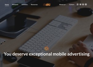 How a.ki looks like on a tablet such as an iPad.
