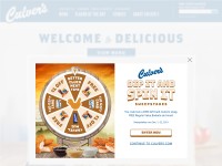 Desktop screenshot for culvers.com