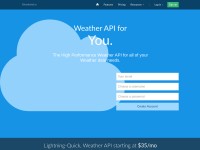 Desktop screenshot for weatherbit.io