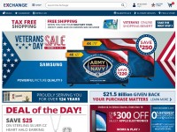 Desktop screenshot for shopmyexchange.com
