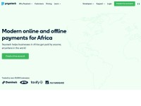 Desktop screenshot for paystack.com