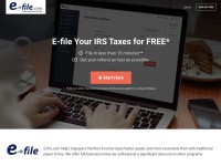 Desktop screenshot for e-file.com