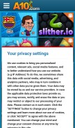 How a10.com looks like on a mobile device such as an iPhone.