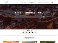 Desktop screenshot for firsttravelinfo.com