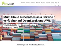 Desktop screenshot for syseleven.net