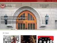 Desktop screenshot for bc.edu