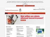 Desktop screenshot for ru.nl