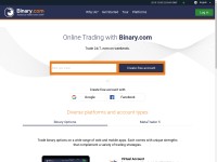 Desktop screenshot for binary.com