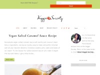 Desktop screenshot for veggiesociety.com