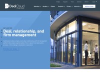 Desktop screenshot for dealcloud.com