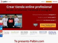 Desktop screenshot for palbin.com