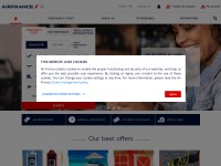 Desktop screenshot for airfrance.fr