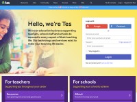 Desktop screenshot for tes.com